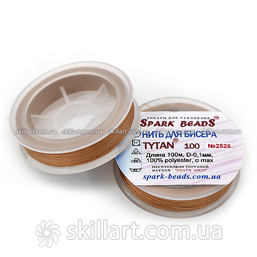 Нитки для бисера Tytan 100 Spark Beads (100м)